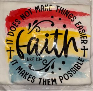 Luke 1:37 verse short-sleeve shirt 